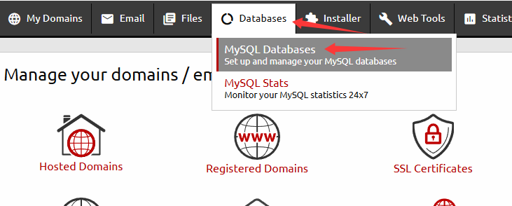 How to Create a MySQL Database on VicHost